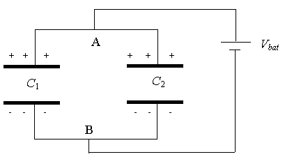 two capacitors in parallel